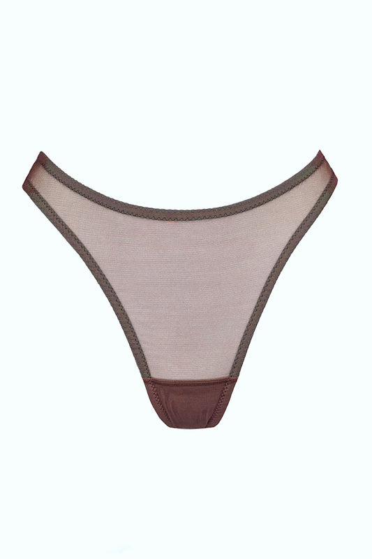 Parabola Mocha high waisted thongs