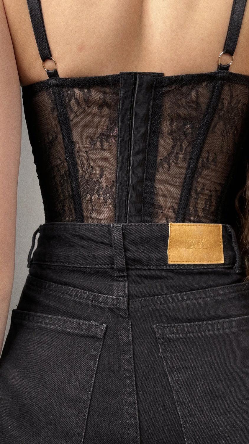 Mathilda black corset - yesUndress