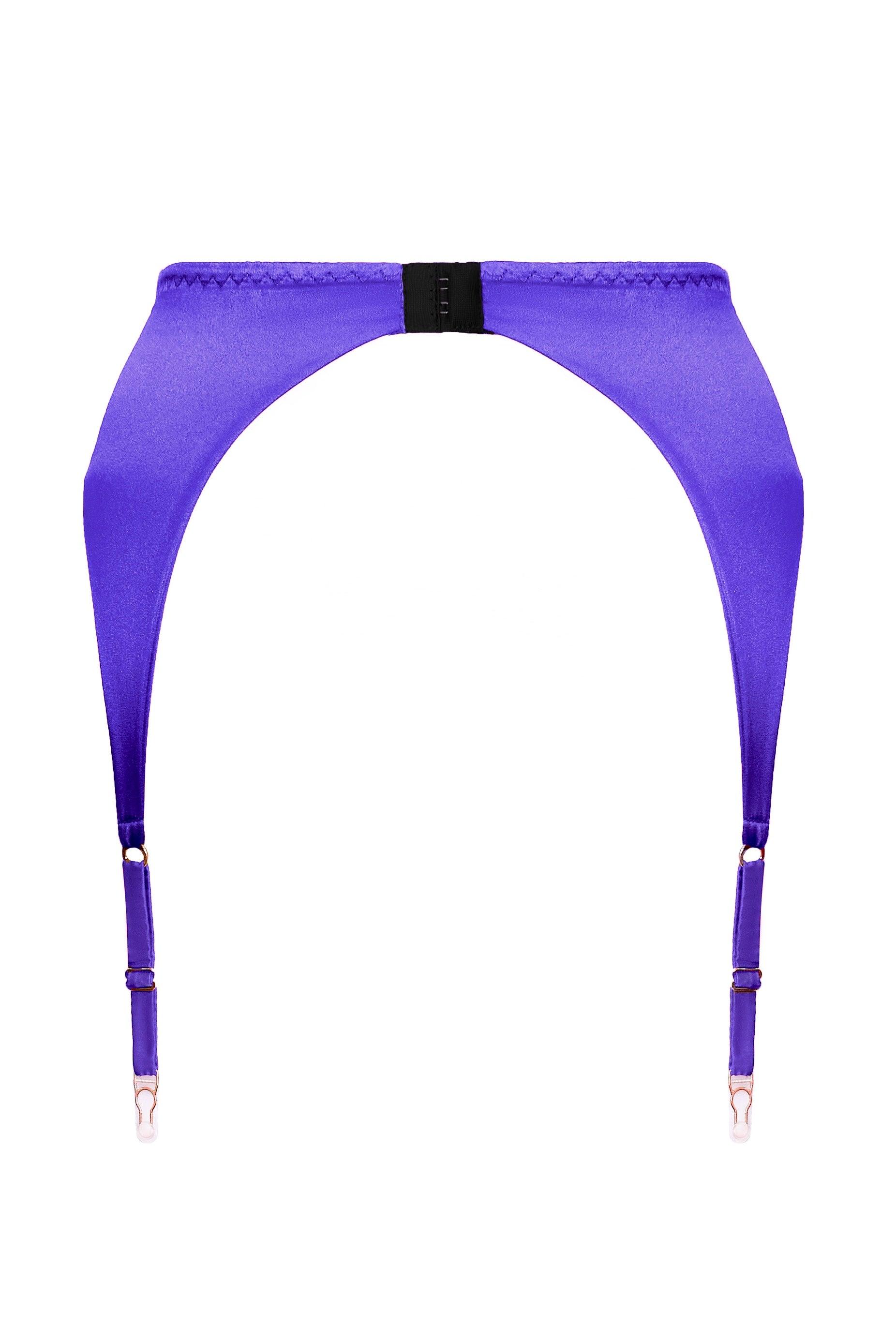 Cymothoe Violet garter belt - yesUndress