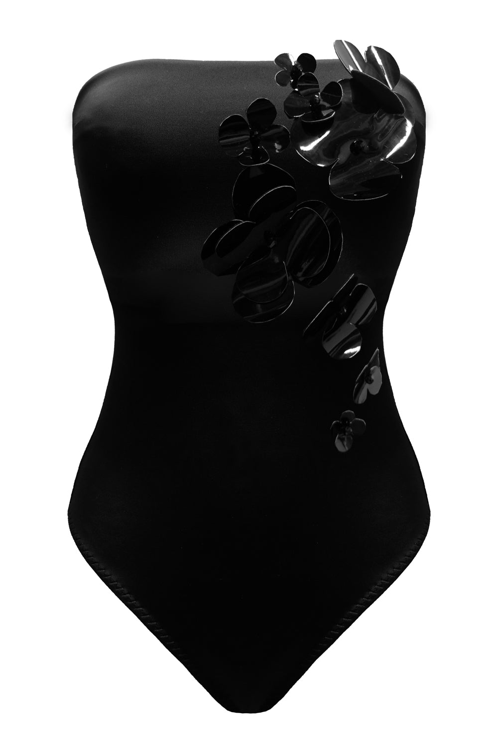 Ellipsia Floral Black Swimsuit