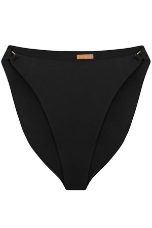 Radiya Black high waisted bikini bottom - Bikini bottom by yesUndress. Shop on yesUndress