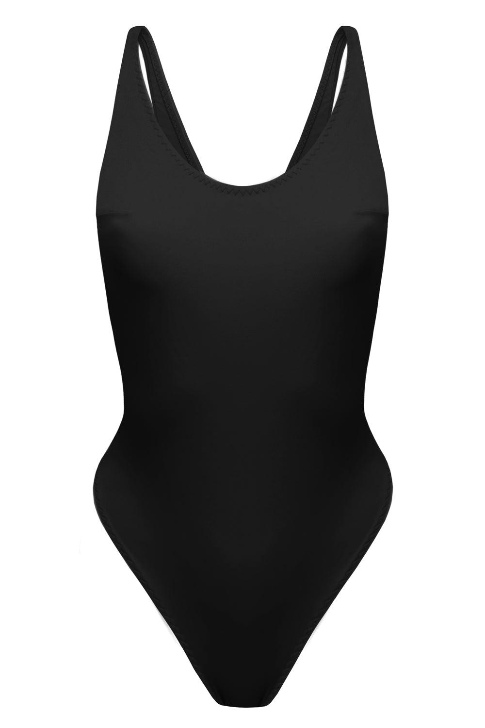 Mediana Black swimsuit - One Piece swimsuit by yesUndress. Shop on yesUndress