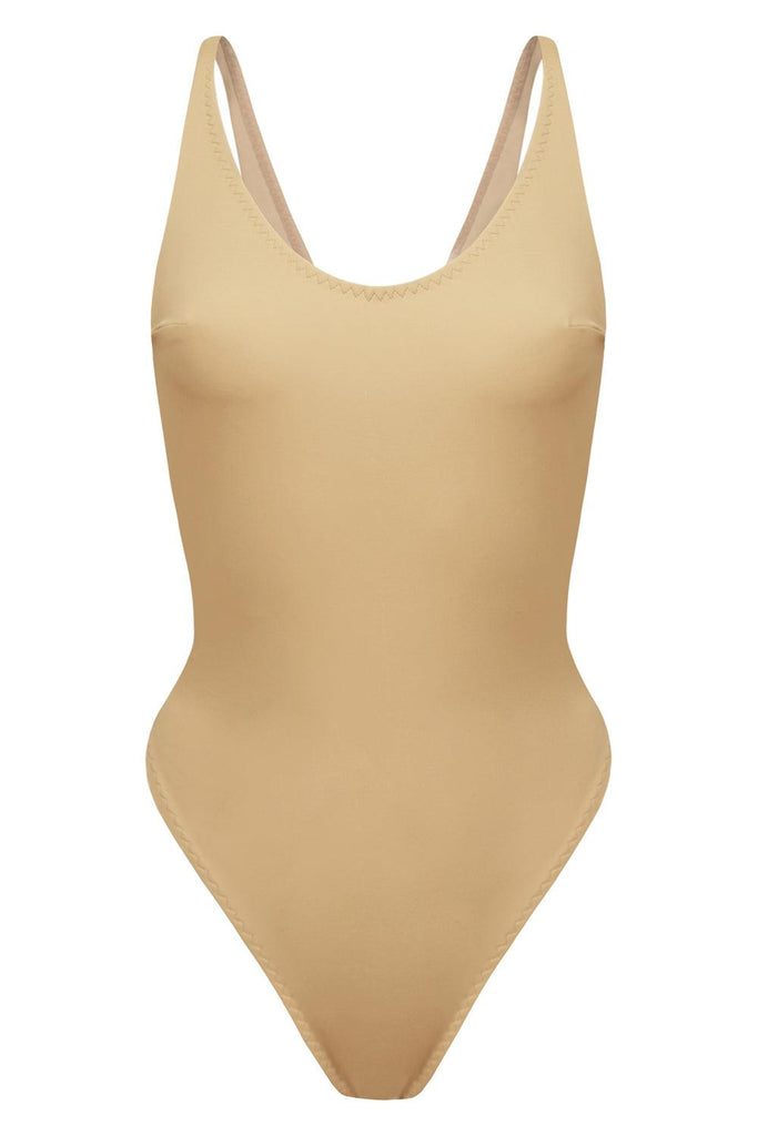 Mediana Light Beige swimsuit - One Piece swimsuit by yesUndress. Shop on yesUndress